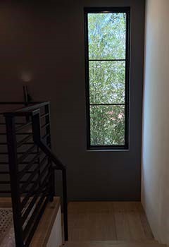 Lutron Palladiom Shades In Passageway Saratoga