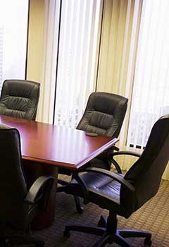 Motorized Vertical Blinds For Office In Woodside