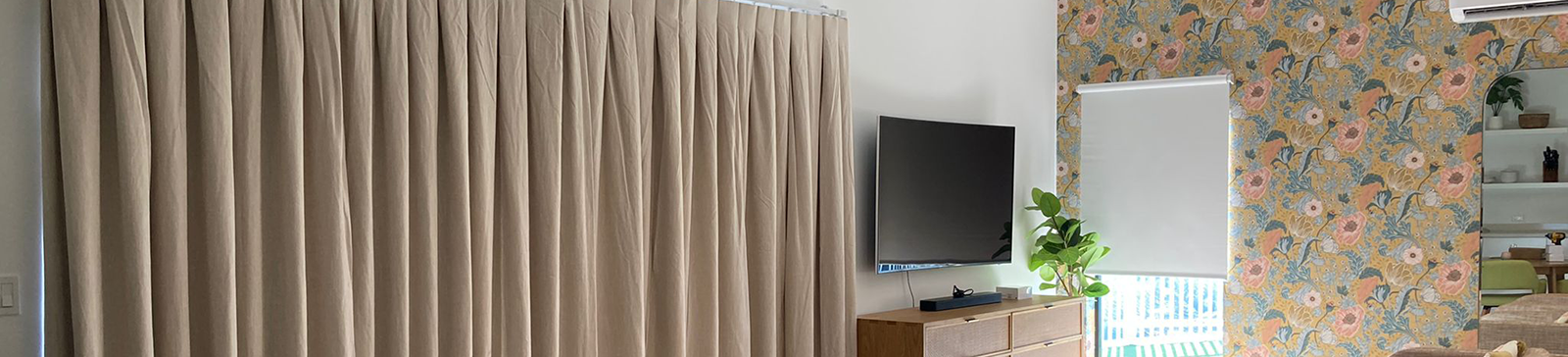 Somfy Motorized Blackout Curtains &amp; Roller Shades in San Jose